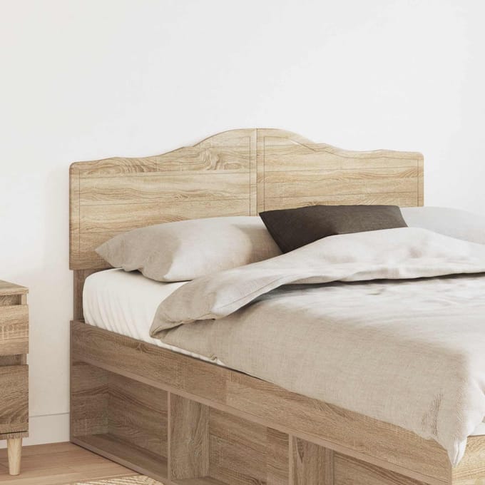 vidaXL Hoofdbord Sonoma Eiken Bewerkt hout