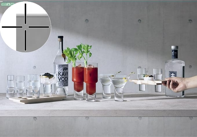 L.S.A. - Vodka Glas 400 ml Set van 2 Stuks - Glas - Transparant