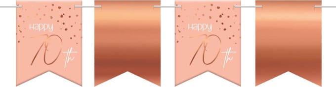 Folat - Vlaggenlijn Elegant Lush Blush 70 Jaar - 6 meter
