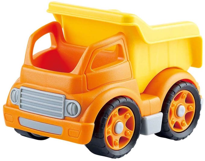 Playgo Bio Based Kiepvrachtwagen Oranje - 15cm