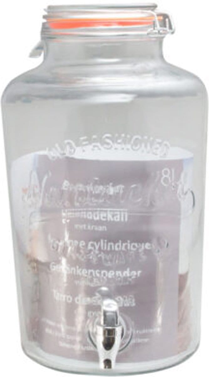 Drankdispenser - Glas - Met Kraantje - 8 L
