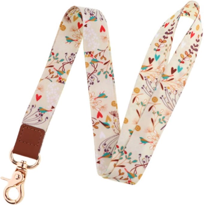 Keycords - stevig keycord birds and hearts