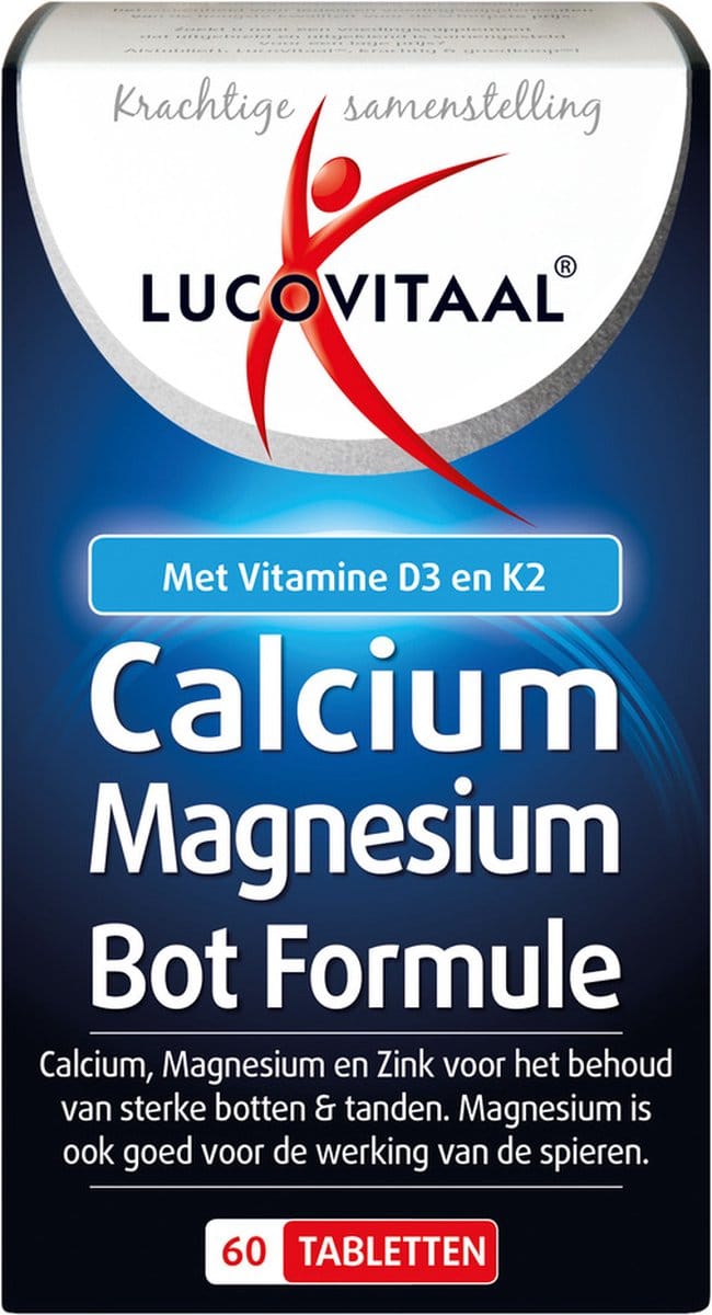 Lucovitaal Calcium Magnesium Bot Formule Voedingssupplement - 60 tabletten