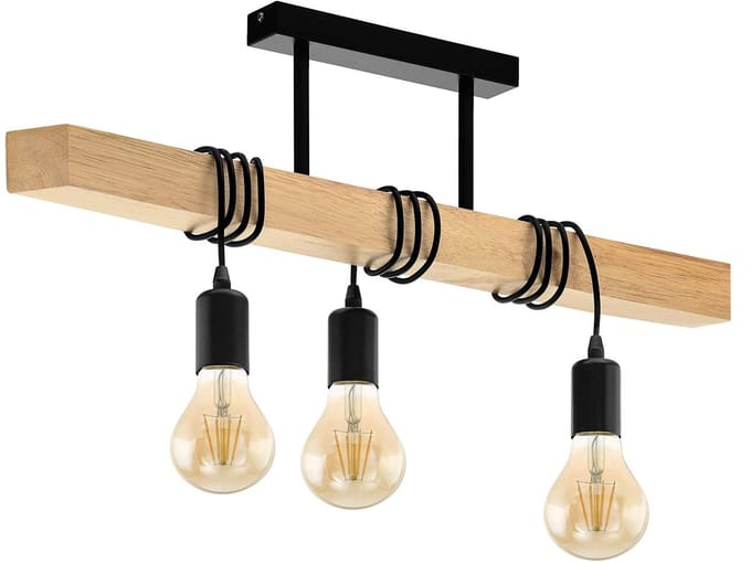 Toolight App973-3Cp Line Hanglamp Zwart 80X30X37,5Cm