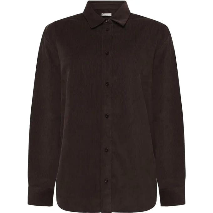Corduroy damesshirt KnowledgeCotton Apparel Vega