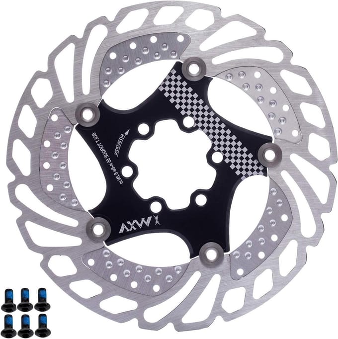 Fiets Schijfremrotor - Remonderdeel - Fietsen - Verbeterde Warmteafvoer - 140 mm - Zwart