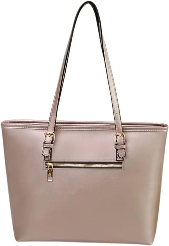 Livano Handtas Dames - Schoudertas - School - Shopper - Schooltas - Werktas - Glans