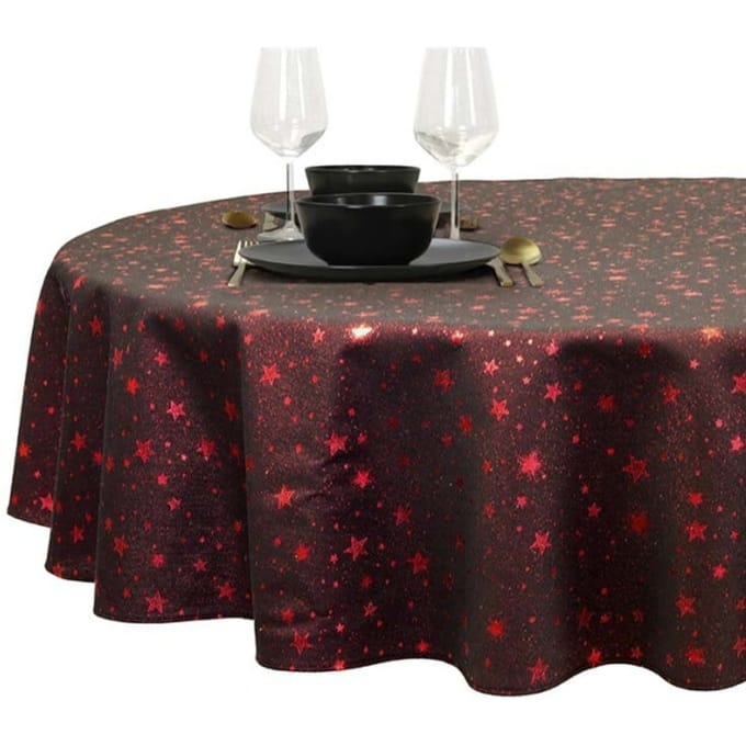 Unique Living - Tafelkleed Quin - 170cm - Rood