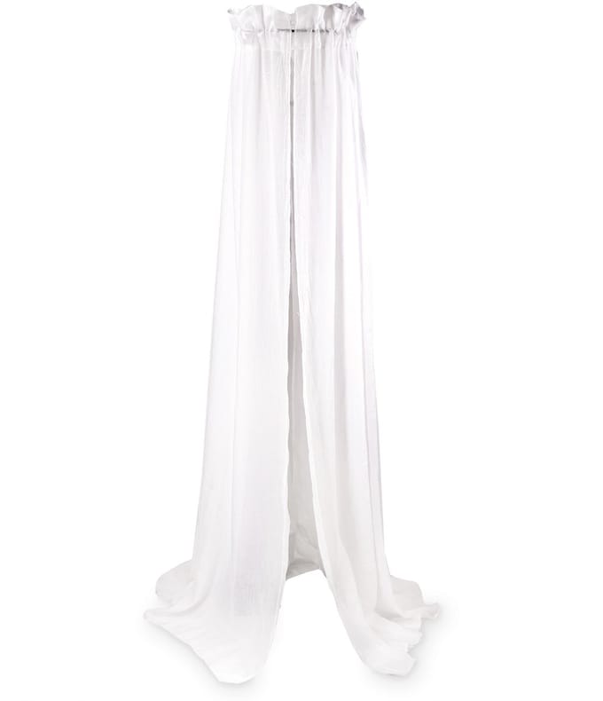 Bedhemel voor babybed - Voile Ivory