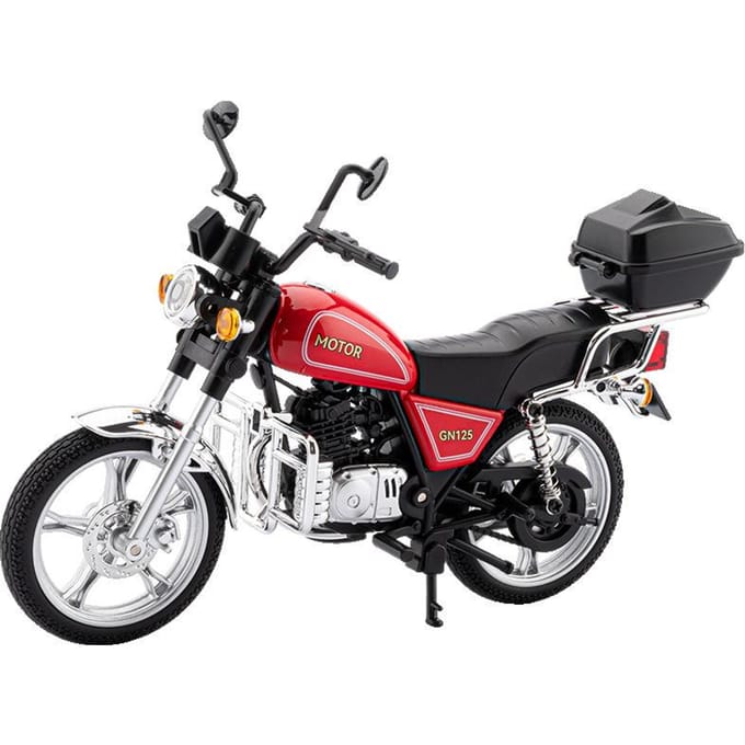 Simulation 1 à 12 Alliage Modèle de Moto Ornement Jouets Cadeau Une Goutte