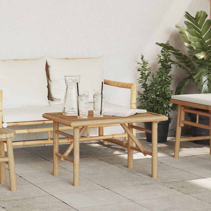 vidaXL - Salontafel - Bruin - 70 - x - 40 - x - 36 - cm - Bamboe
