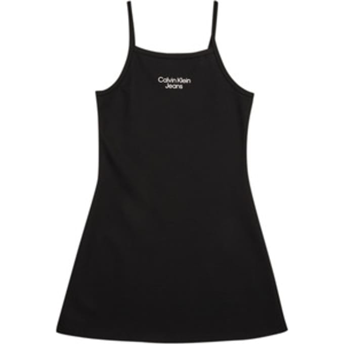 Calvin Klein Jeans  Korte Jurk STACK LOGO PUNTO STRAP