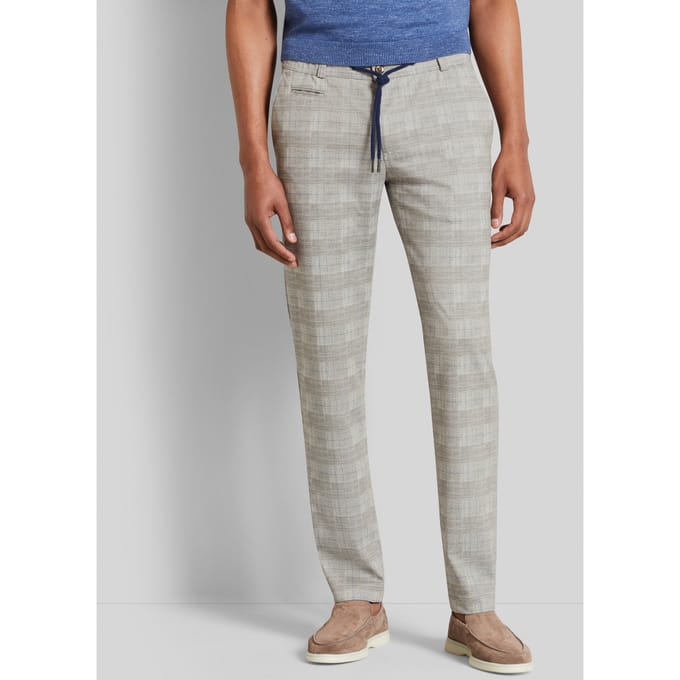 Bugatti Herren Casual broek met Flexcity afwerking