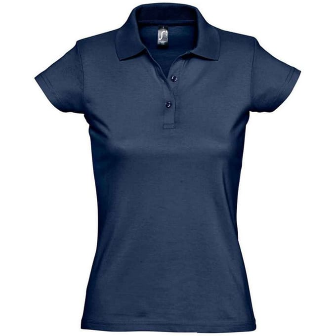 SOLS Dames/Dames Prescott Jersey Poloshirt (Franse marine)