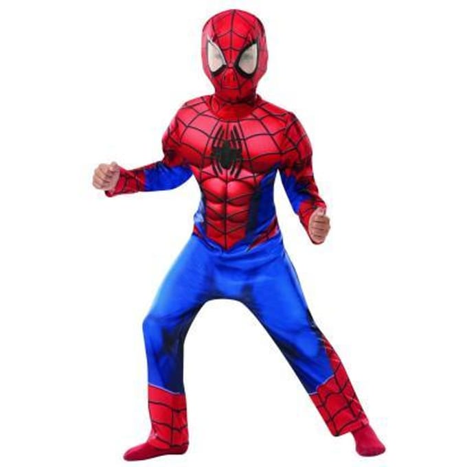Rubie's Verkleedpak Marvel Spider-man Junior Rood/blauw Mt 128
