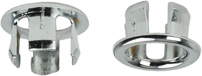 Ronde Plastic Overloopring voor Gootsteen - 4 Stuks, Afvoerplug, Badkamer en Keuken Accessoires