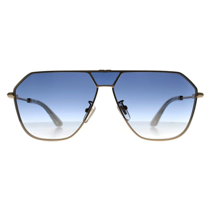 Police Aviator Heren Glimmend Roze Goud Blauw Gradiënt SPLL89 Horizon 8