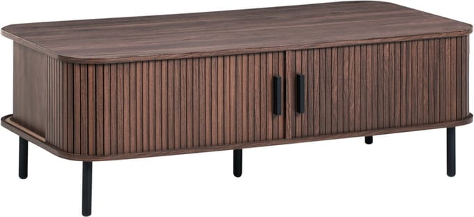 BRADLEY - Salontafel - Donkerbruin - MDF