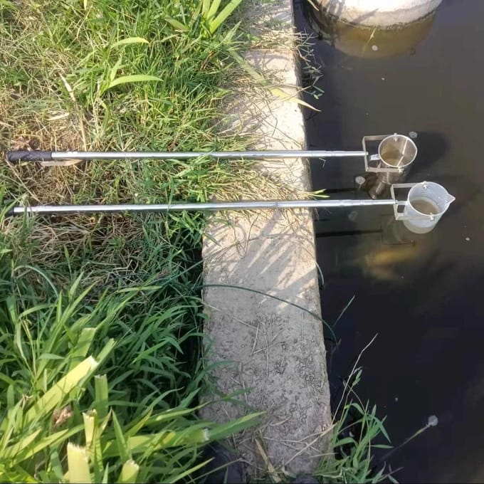 Water Bemonsteringspaal - Teles Sampler - Water Monsters - Draaibare Dipper - Tot 7 Meter - Zilver