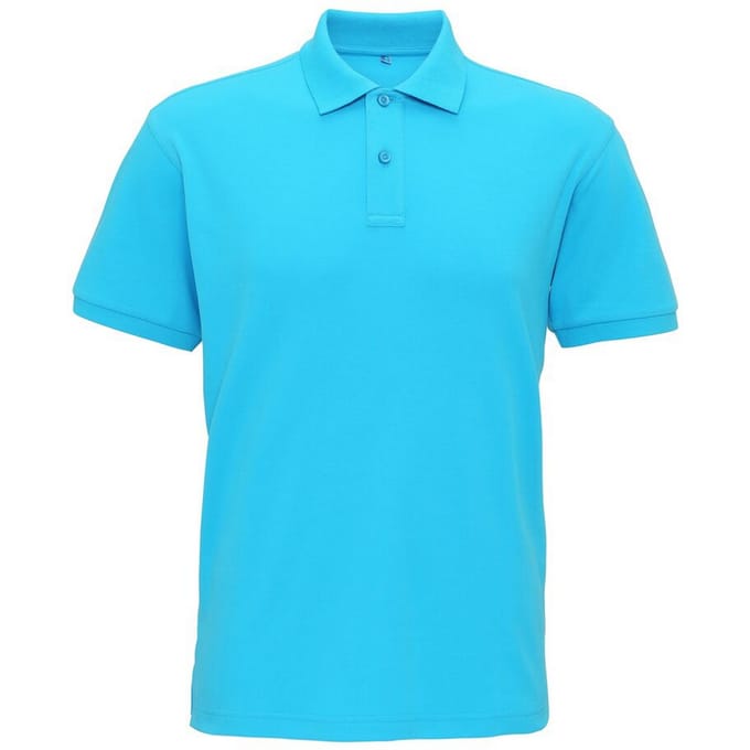 Asquith & Fox Heren Super Smooth Knit Polo Shirt (Turquoise)