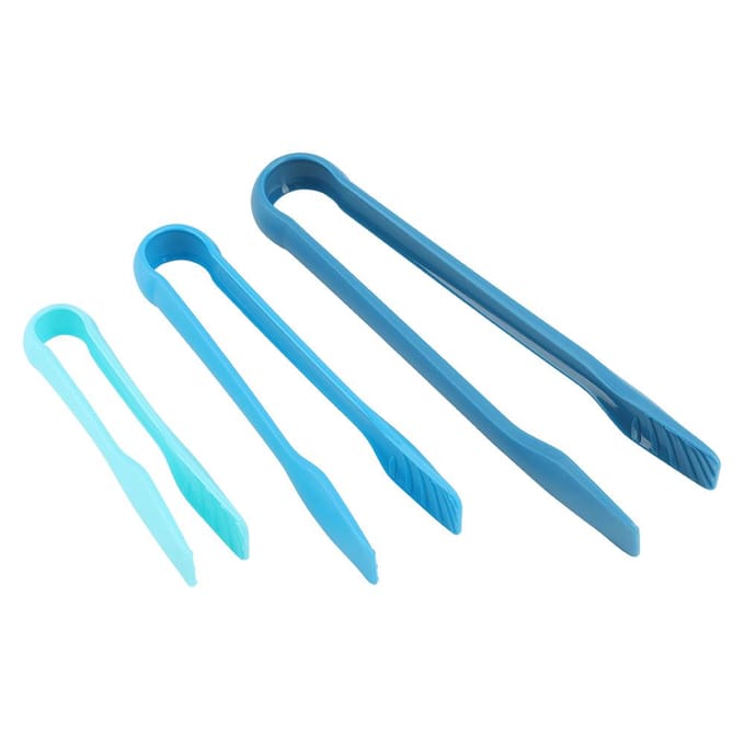3 STUKS Multifunctionele Plastic Broodtangen Voedselklemmen voor Thuisbakkerij (Groen) Blue blue