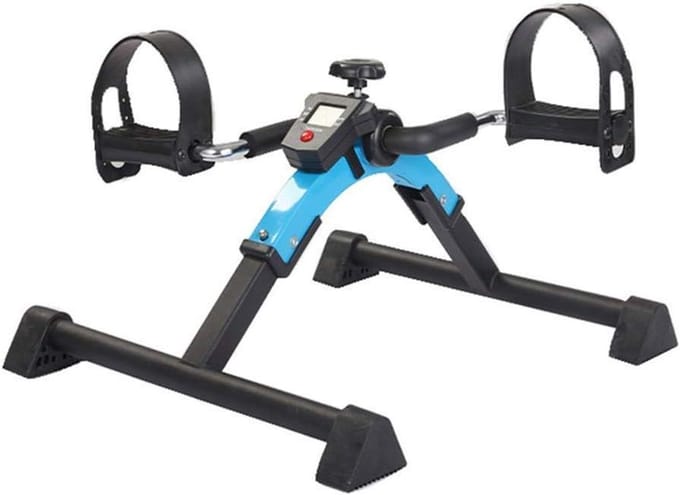 Opvouwbare Hometrainer - Pedaaltrainer - Lage Impact Training - LCD Trainingsdisplay - Compact Ontwerp - Zwart