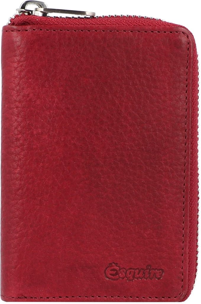 Esquire Oslo Texas Portemonnee RFID Leer 8 cm - Dames - Staand formaat - rot