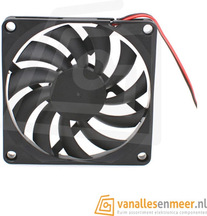 12v 8010 Cooling fan 80x80x10 2Pin