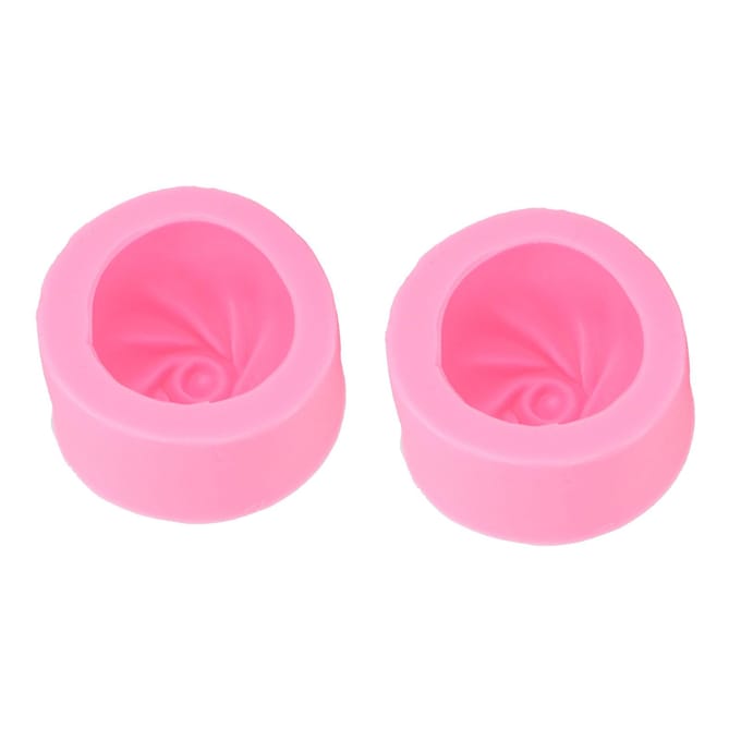 2 STUKS Stomen Knedelvorm Silicone Baozi Broodjes Kookvorm voor Cake Chocolade pink