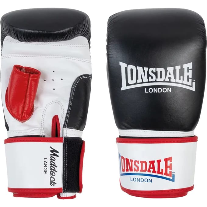 Lonsdale-bokshandschoenen Maddock-bokshandschoenen van leer