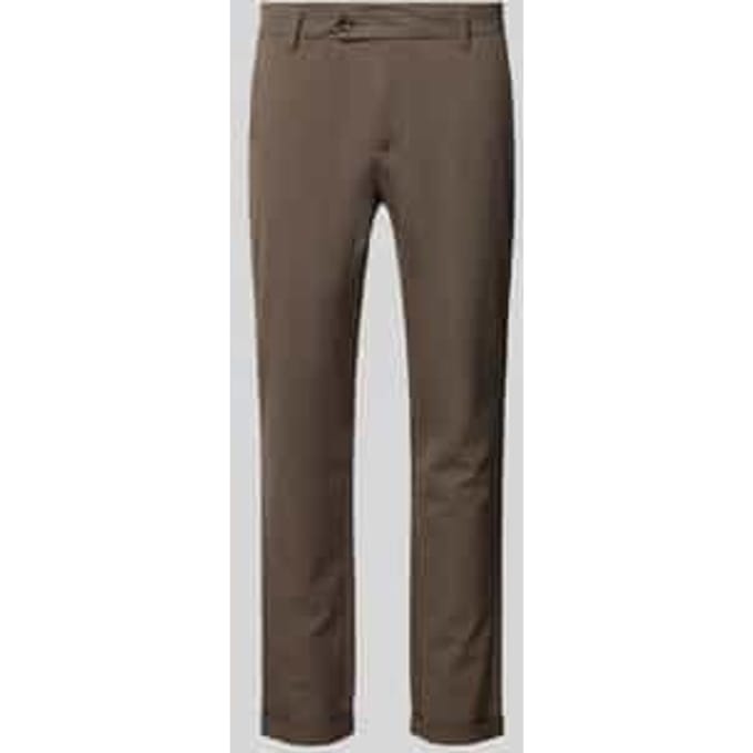 Slim fit stoffen broek met achterzakken, model 'MARCO CONNOR'