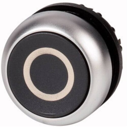 Eaton 216632 M22-DR-S-X0 Druktoets Vergrendelbaar Plunjer Zwart 1 stuk(s) Piece