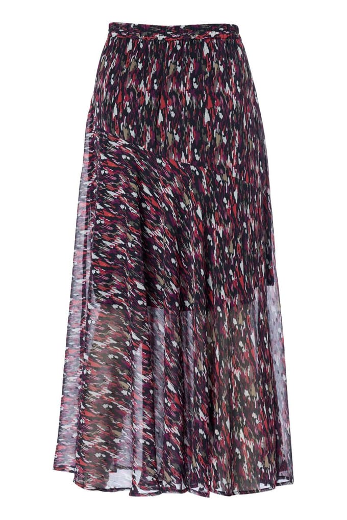 Amee Print Rok Taupe / Multi
