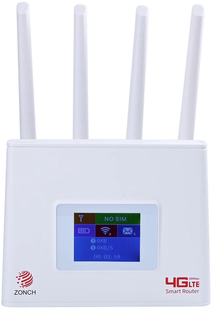 ZONCH B730 CPE WiFi Router With Screen White