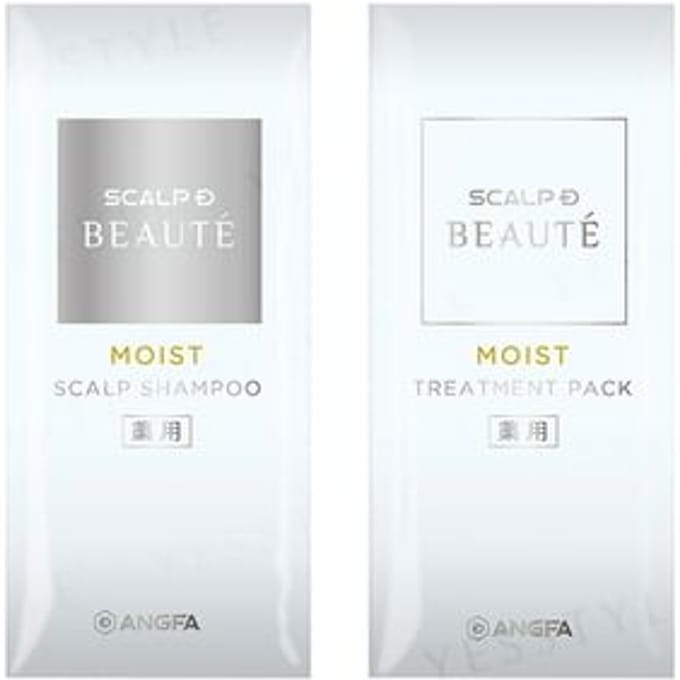 ANGFA - Scalp-D Beaute Moist Scalp Shampoo & Treatment Pack Trial Set 10ml x 2