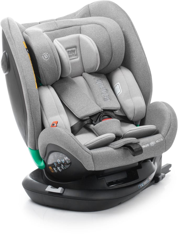 Siege auto - BABYAUTO - Odeas - Groupe 0/1/2/3 - I-Size - 40/150 cm - Top tether - Pivotant 360° - Anthracite