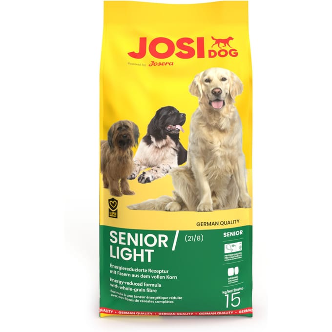 JosiDog Senior Light met kip - Dubbelpak: 2 x 15 kg