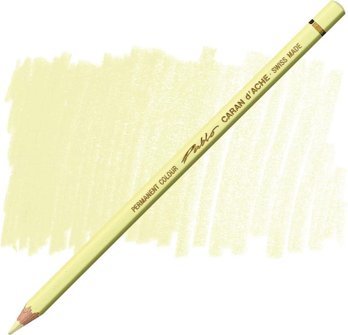 Caran d'Ache Pablo kleurpotlood 011 pale yellow