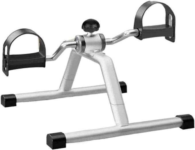 Mini Hometrainer - Fiets Hometrainer - Zittend Trainen - Compact Ontwerp - 1.1 kg - Zilver