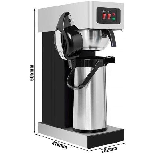 GGM Gastro Filterkaffeemaschine - 2,2 Liter - inkl. Pumpthermoskanne