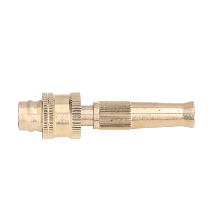 Waterslangspuit G1/2 Binnendraad Hoge Drukbestendig 15mm Uitlaatdiameter Verstelbaar beige