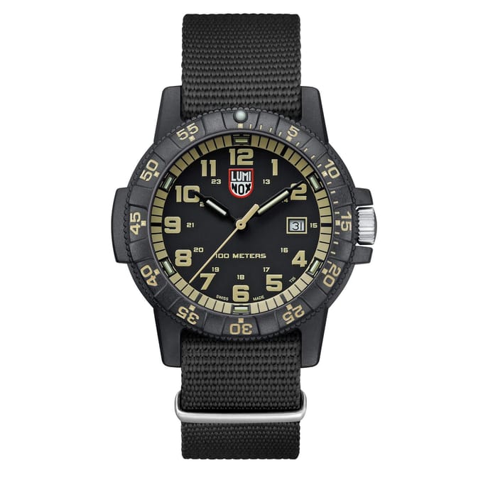 Luminox Leatherback Sea Turtle XS.0333 quartz herenhorloge zwart