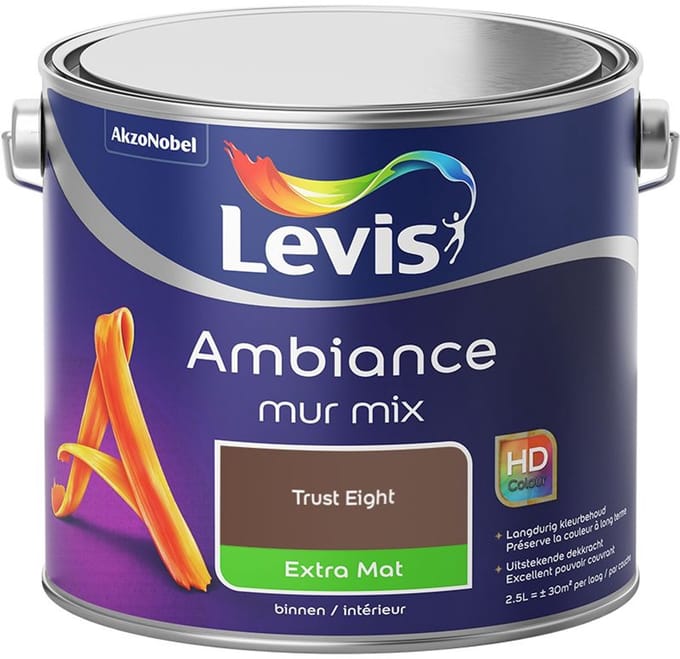 Levis - Ambiance Mur Extra Mat Mix - Trust Eight - Mengverf - 2,5 L
