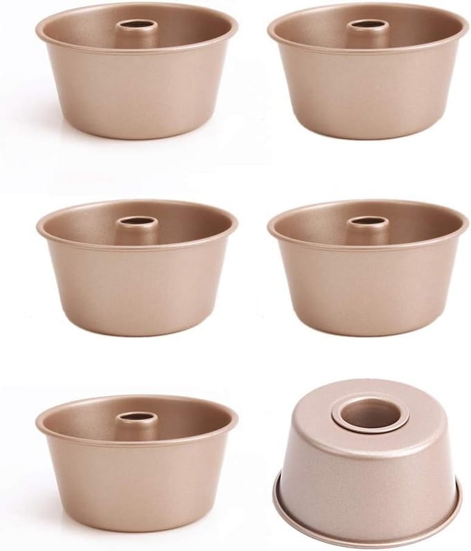 Set van 6 Mini Cakevormen Non-Stick Ronde Bakvormen Bakken