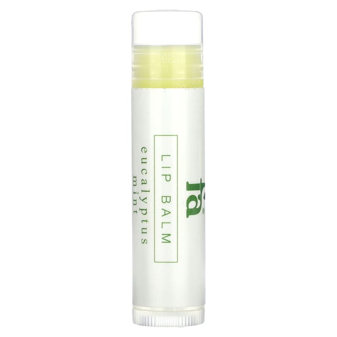 Foods Alive, Biologische Lippenbalsem, Eucalyptus Munt, 0,15 oz (4,25 gram) white