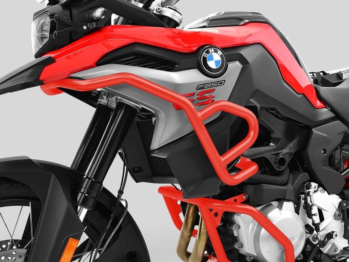 Motor Crash Bars - Frame Bescherming - Motor Beschermen - Poedercoating - Set Links Rechts - Rood