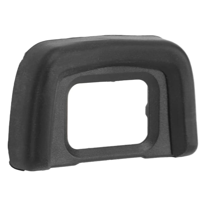 22mm Camera Zoeker Oogschelp met Camera Hot Shoe Cover en Waterpas voor Nikon D7500 black