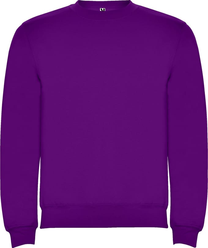 Paarse unisex OEKO TEX sweater Classica merk Roly maat M