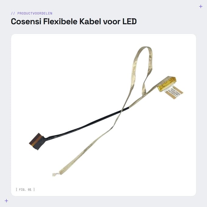 Dailygoods - Flexibele Kabel voor LED LCD Display Vervanging