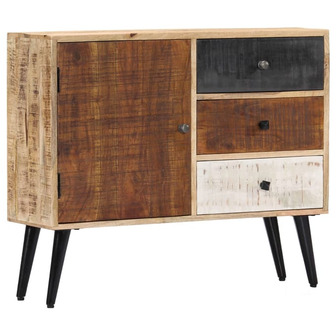 vidaXL - Dressoir - 88x30x73 - cm - massief - mangohout
